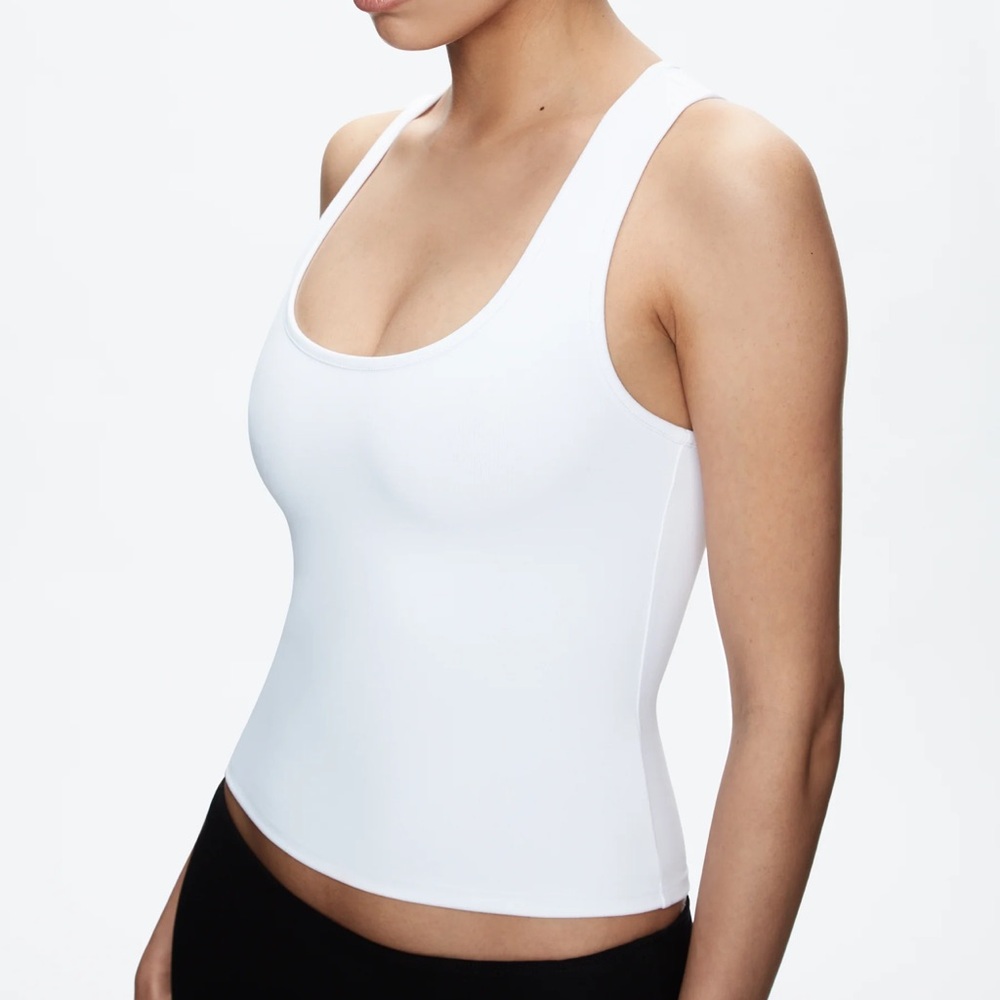 Tank Air White Tank Top